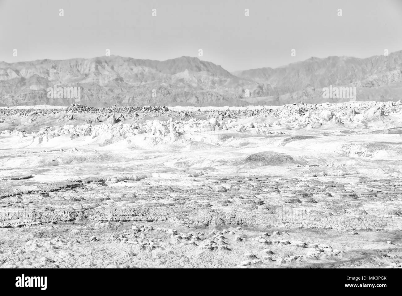 In der danakil Äthiopien Afrika die vulkanische Depression von dallol Stockfoto