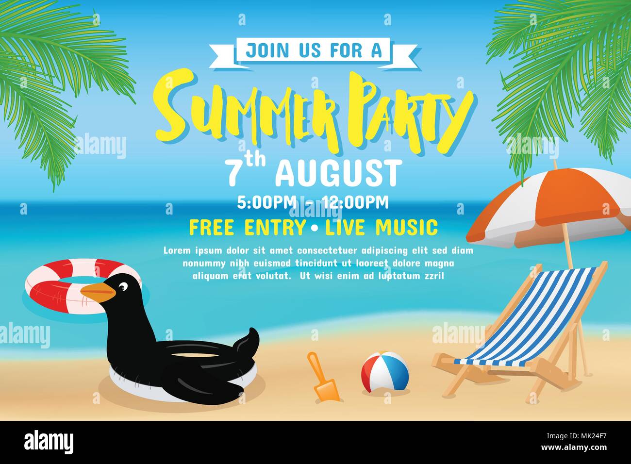 sommerfest-einladung-flyer-hintergrund-template-design-vector