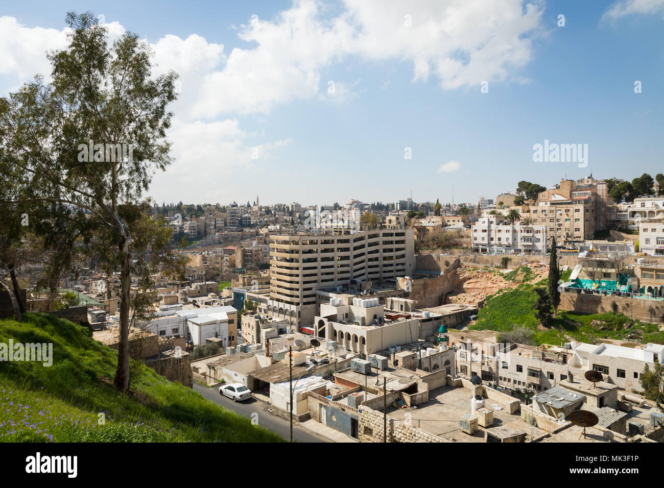 AMMAN, Jordanien - März 11, 2018: Die Stadt von Amman, die Hauptstadt von Jordanien. Stockfoto