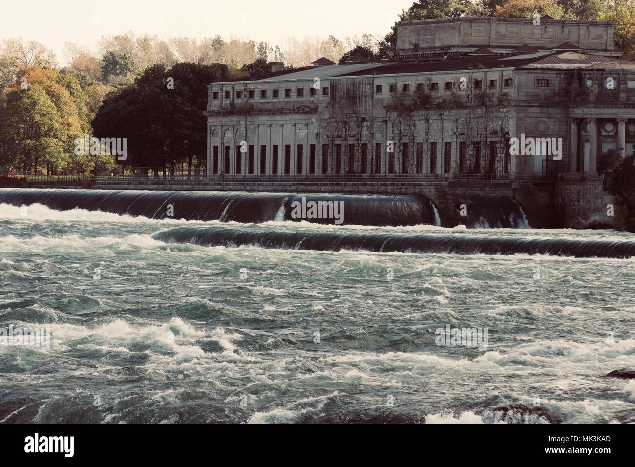 Isolierte Bild eines erstaunlichen Niagara River Stockfoto