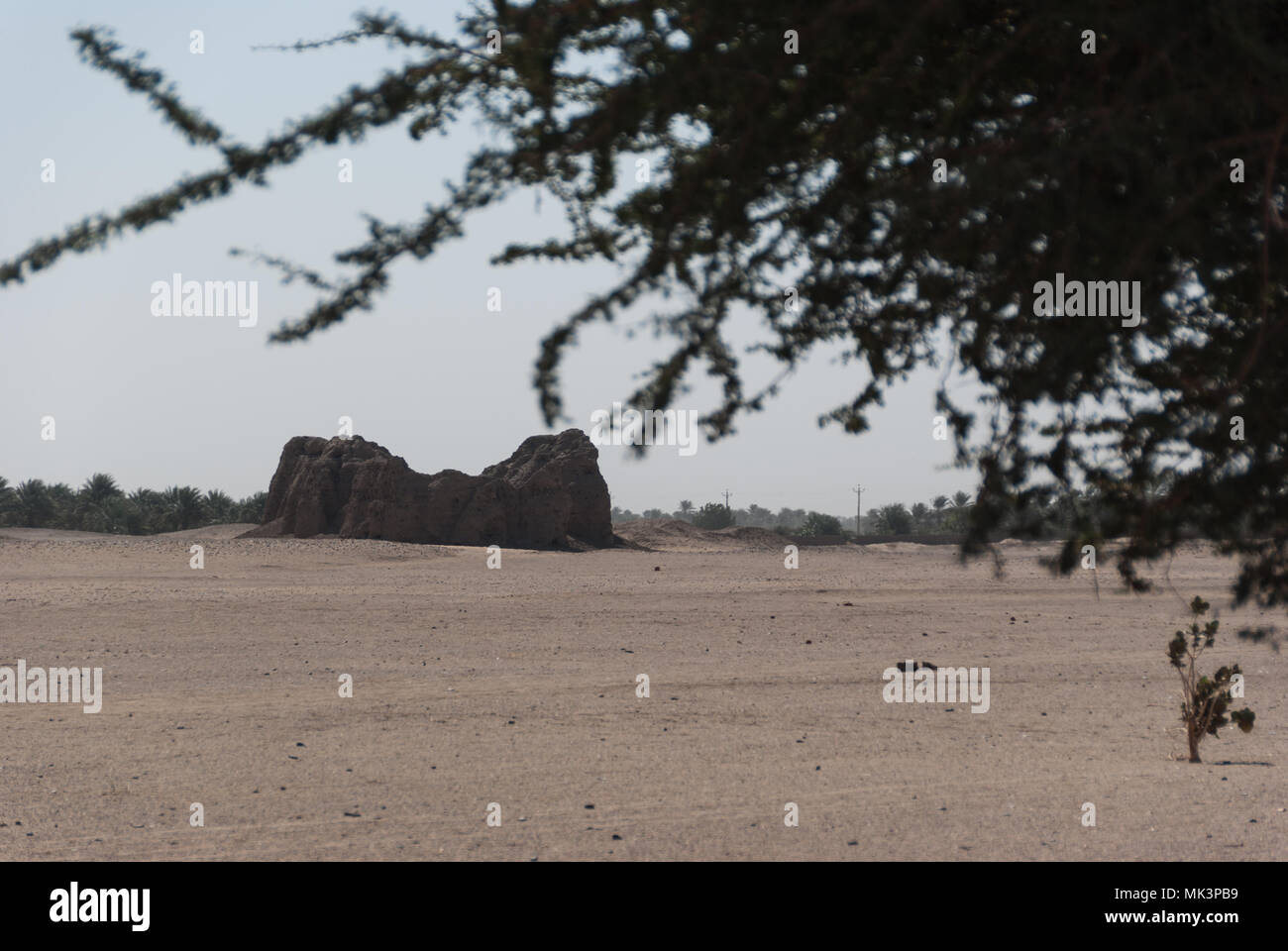Östlichen Deffufa in der Nähe von Kerma, Sudan Stockfoto