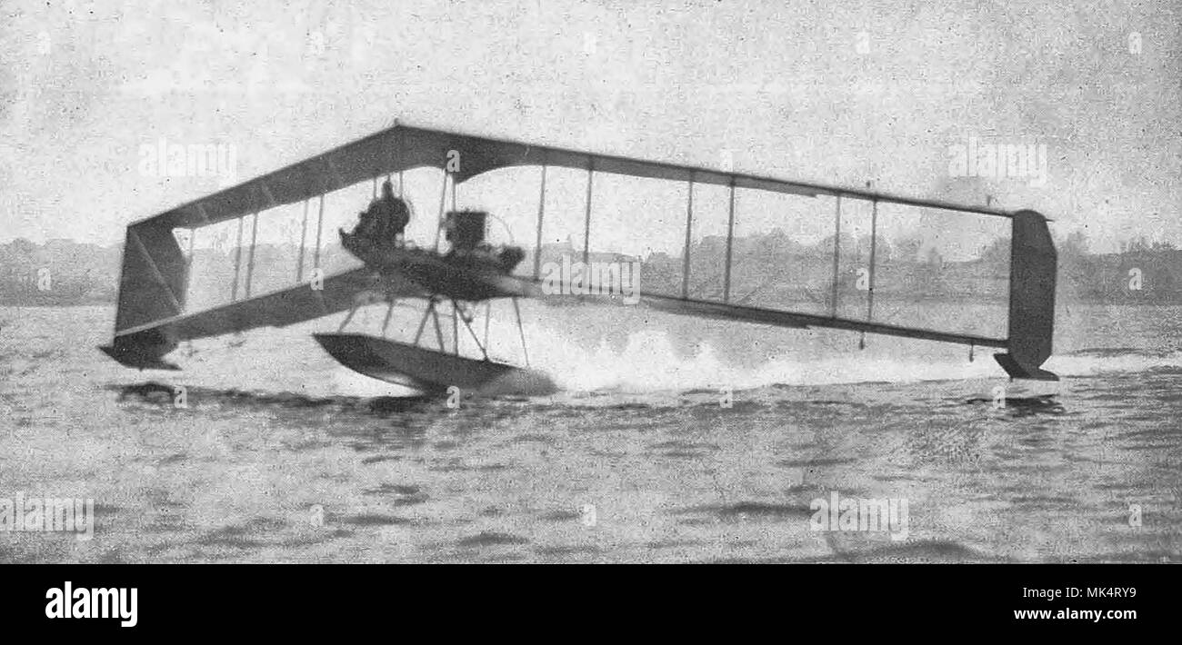 Burgess-Dunne Hydroplane, ca. 1915 Stockfoto