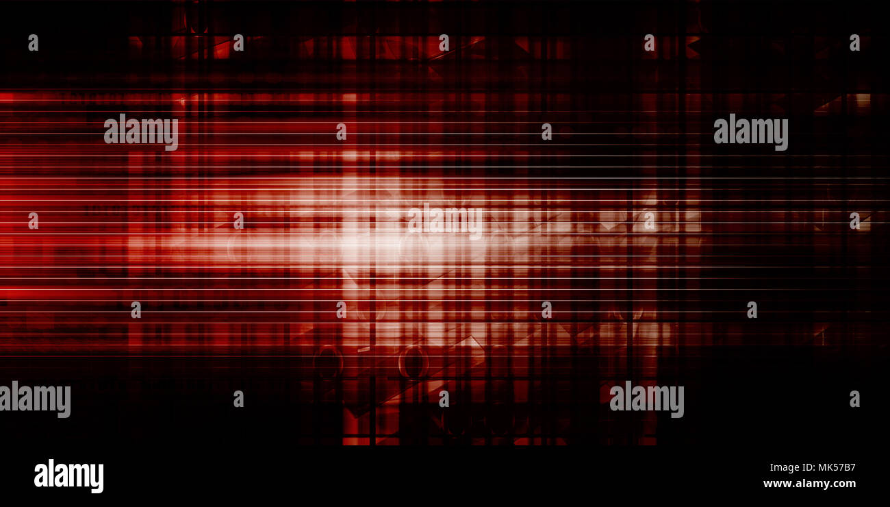 Multimedia-Technologie für die Präsentation als abstrakt Stockfoto