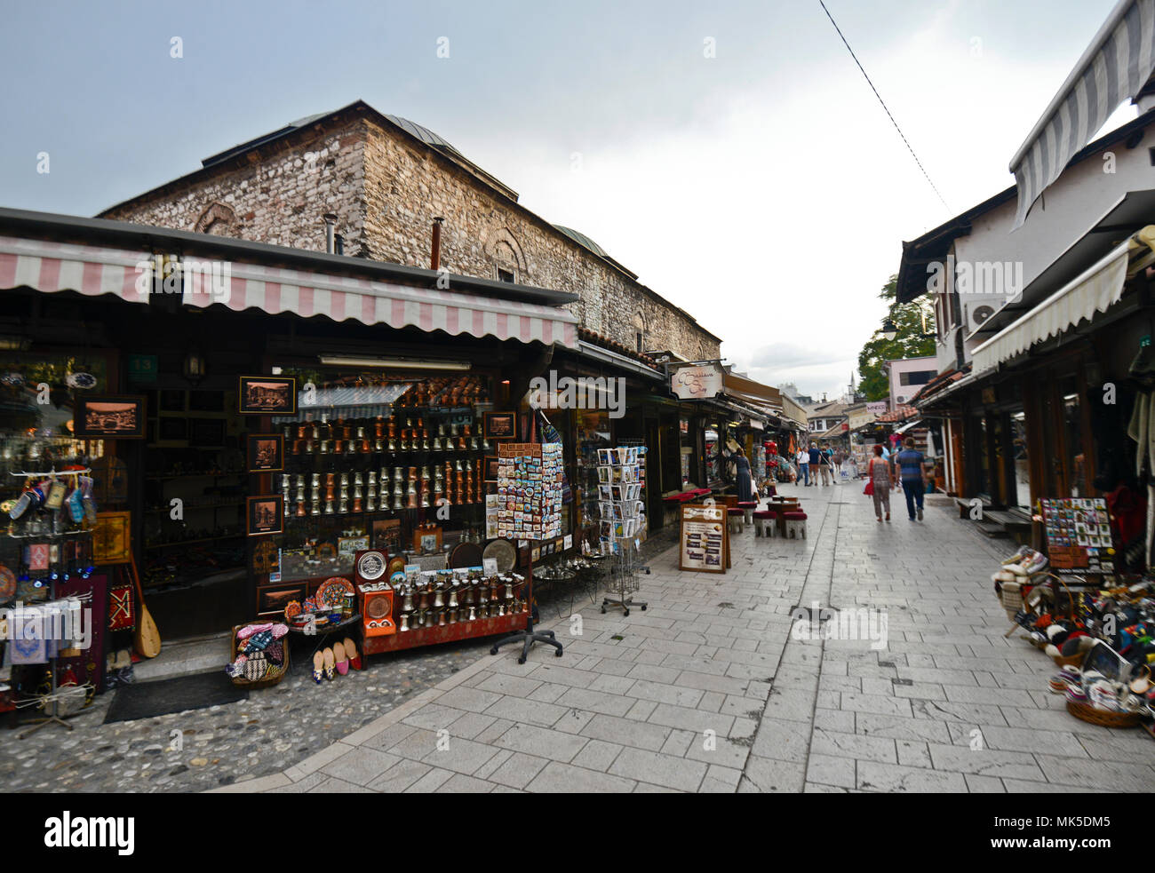 Sarajevo alte Basar, Bascarsija, Bosnien Stockfoto