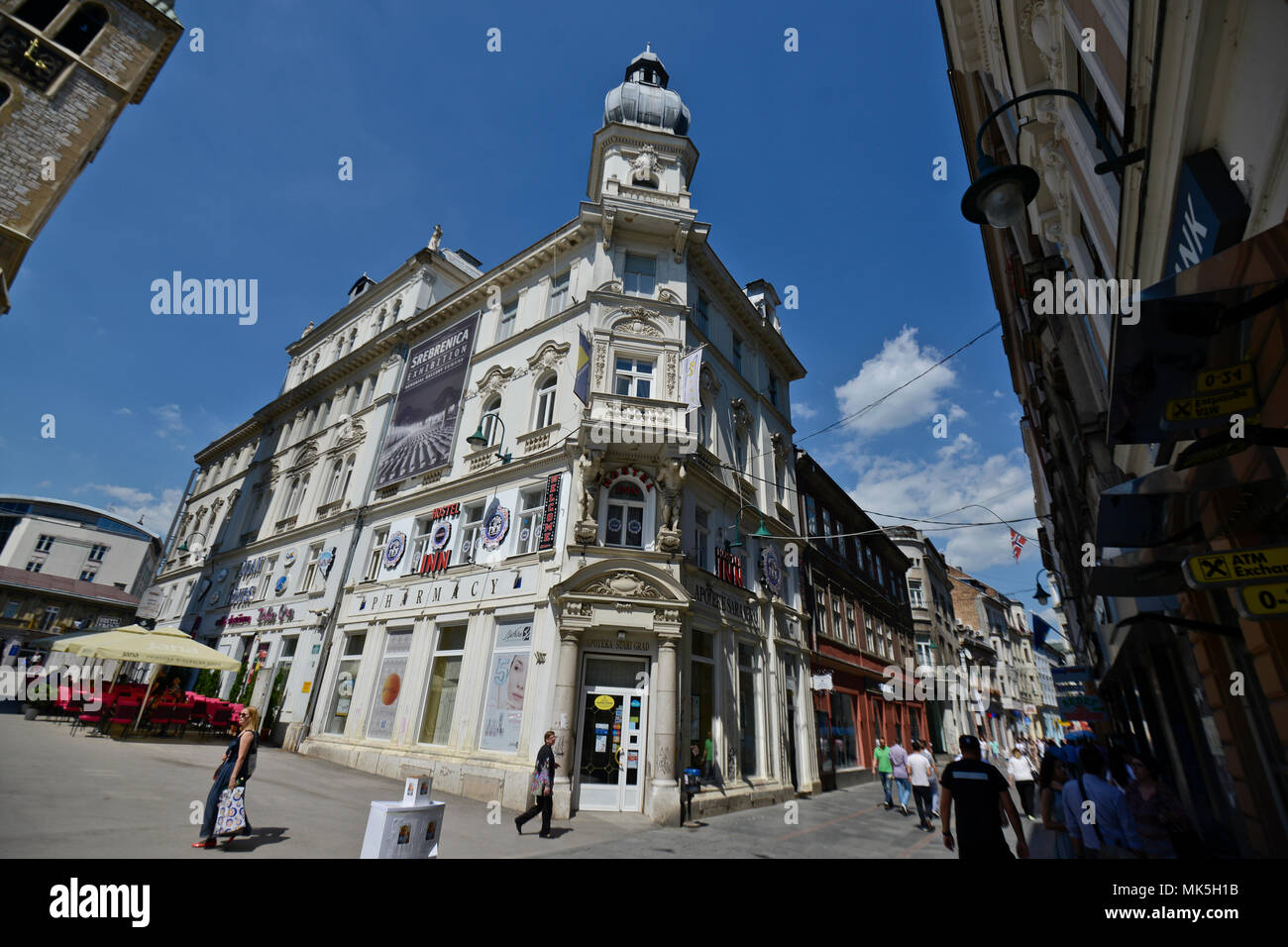 Hostel Inn Sarajevo, Bosnien Stockfoto
