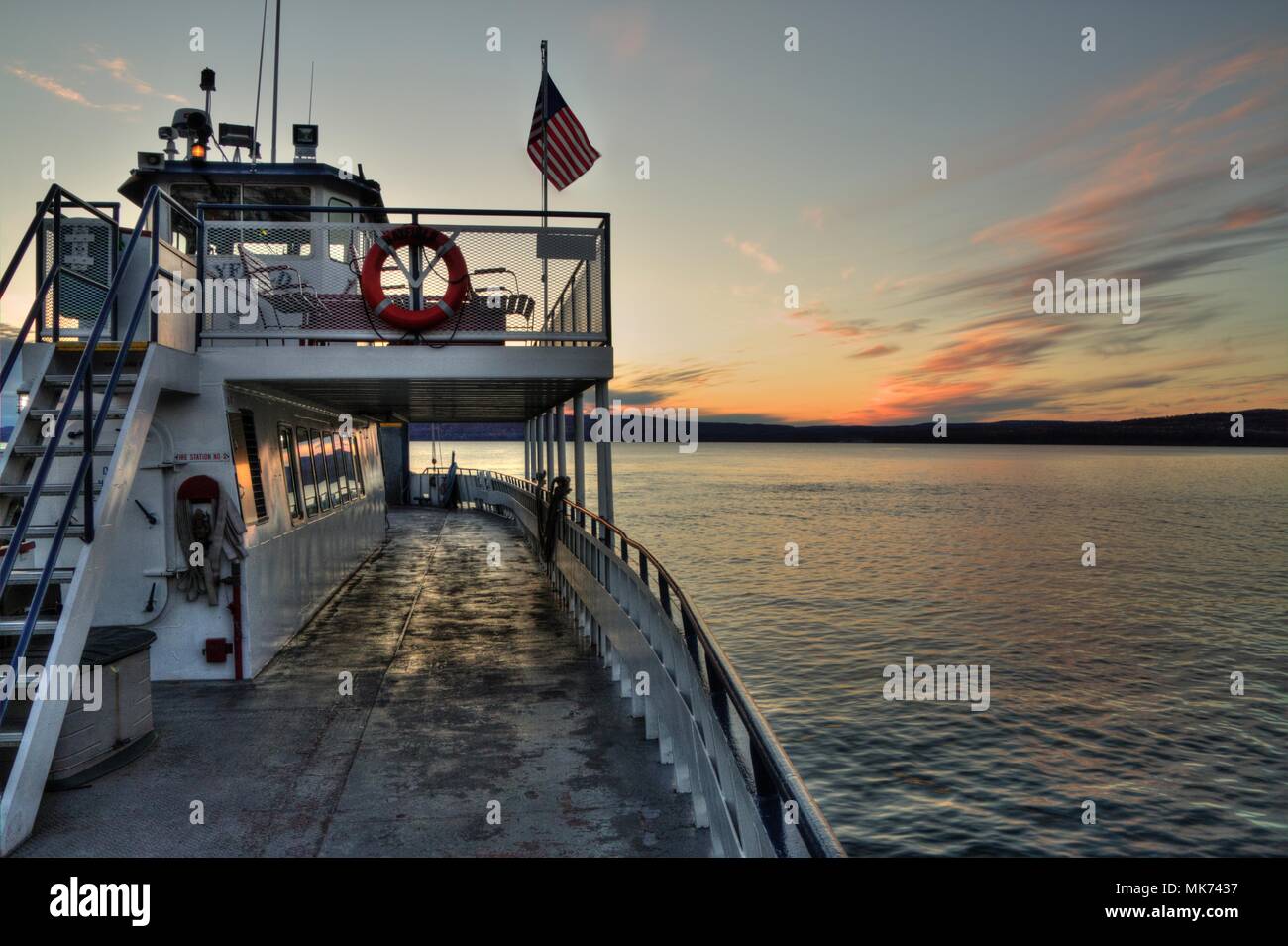 Der Apostel Islands National Lake Shore sind ein beliebtes Touristenziel am Lake Superior in Wisconsin Stockfoto