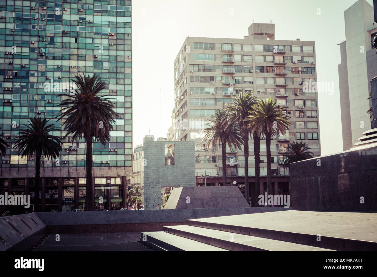 Montevideo, Uruguay. Montevideo ist die Hauptstadt und die grösste Stadt in Uruguay. Stockfoto