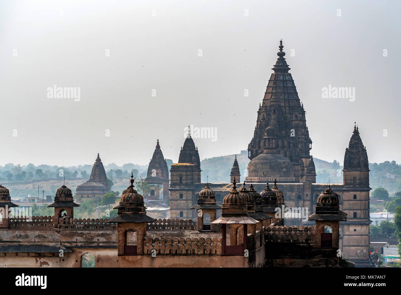 Chaturbhuj Tempels in Orchha, Indien Stockfoto