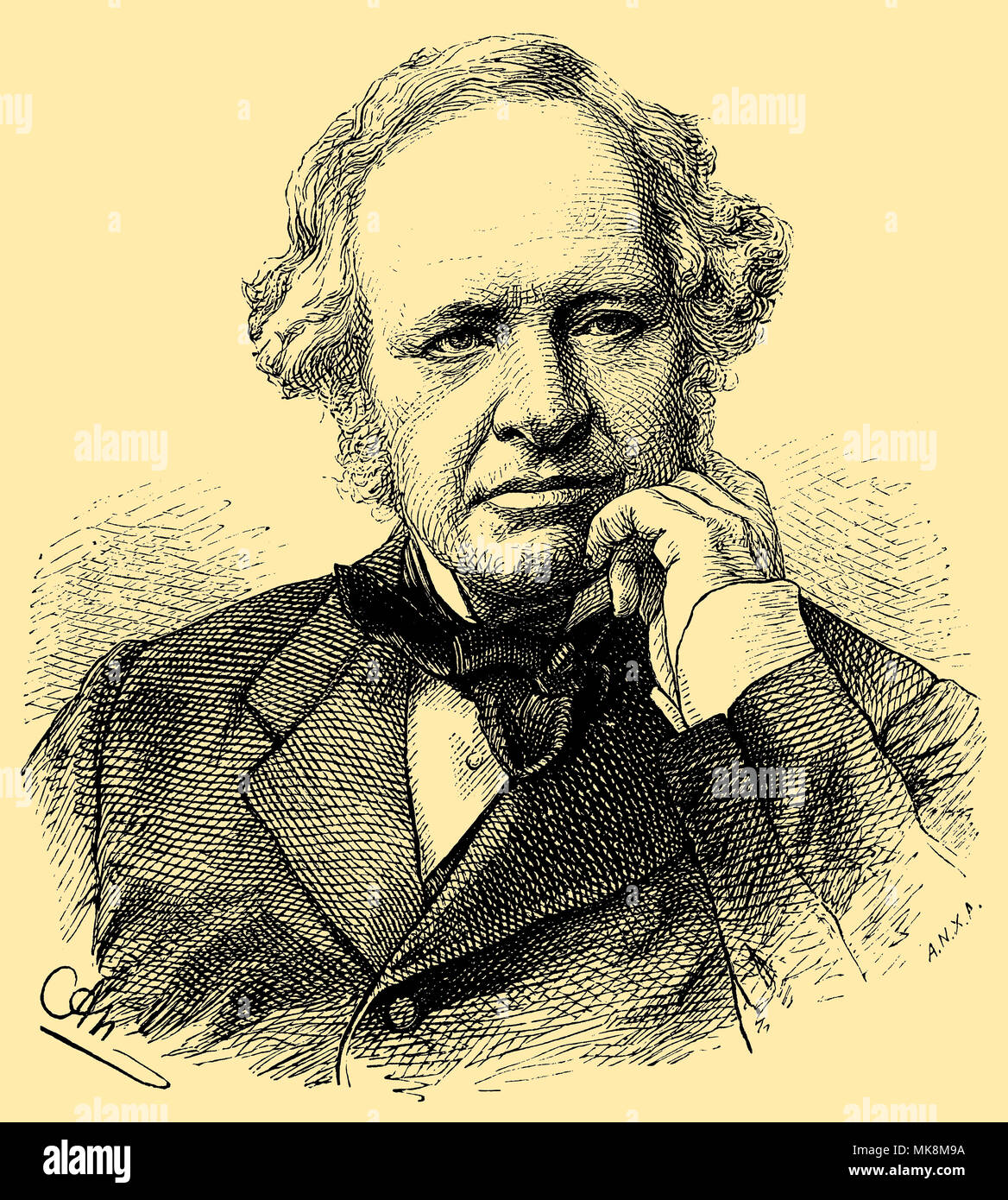 Graf LevesonGower Granville (* 11. Mai 1815 Stockfotografie Alamy