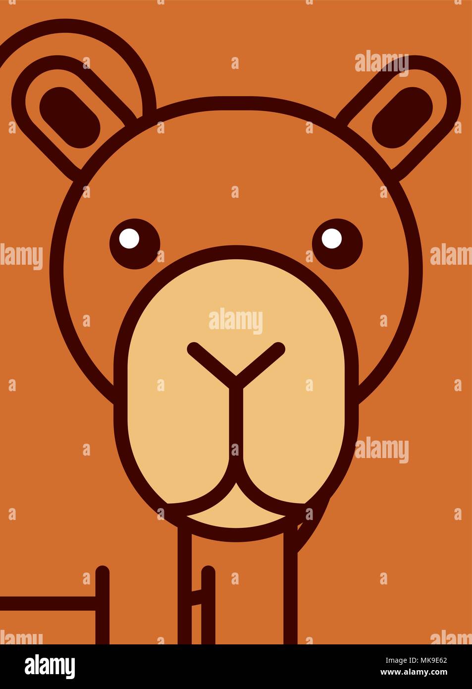 Safari-Tiere-cartoon Stock Vektor