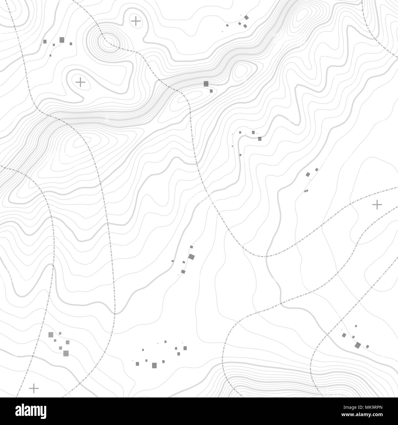 Topografische Karte Hintergrund konzept mit Platz für Ihre Kopie. Stock Vektor