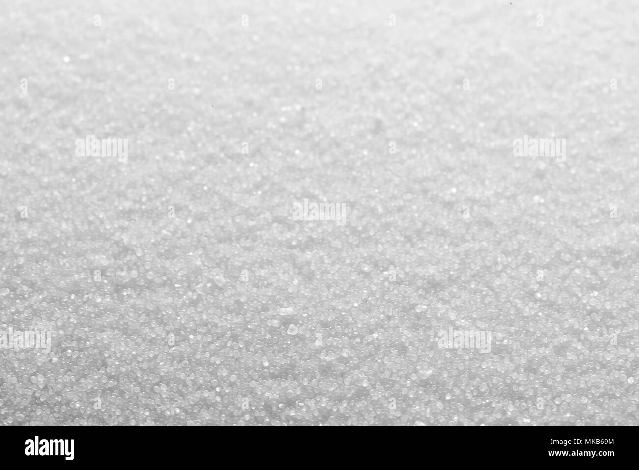 Nahaufnahme von Salzkristallen Hintergrund Textur Stockfoto