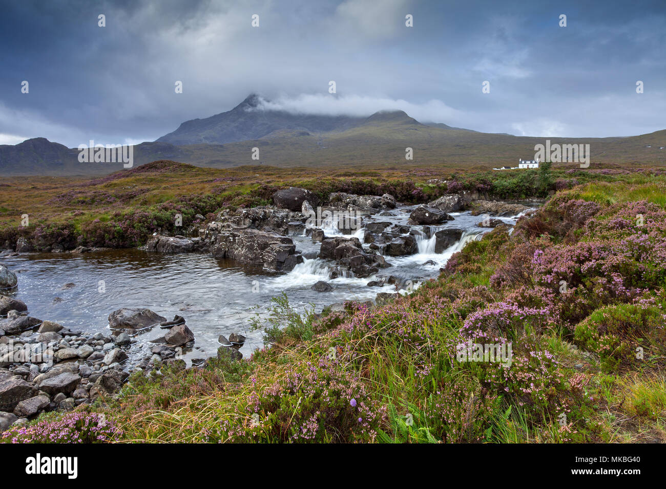 Die Cuillin Hills, Alltdearg Haus und Allt Dearg Mor in