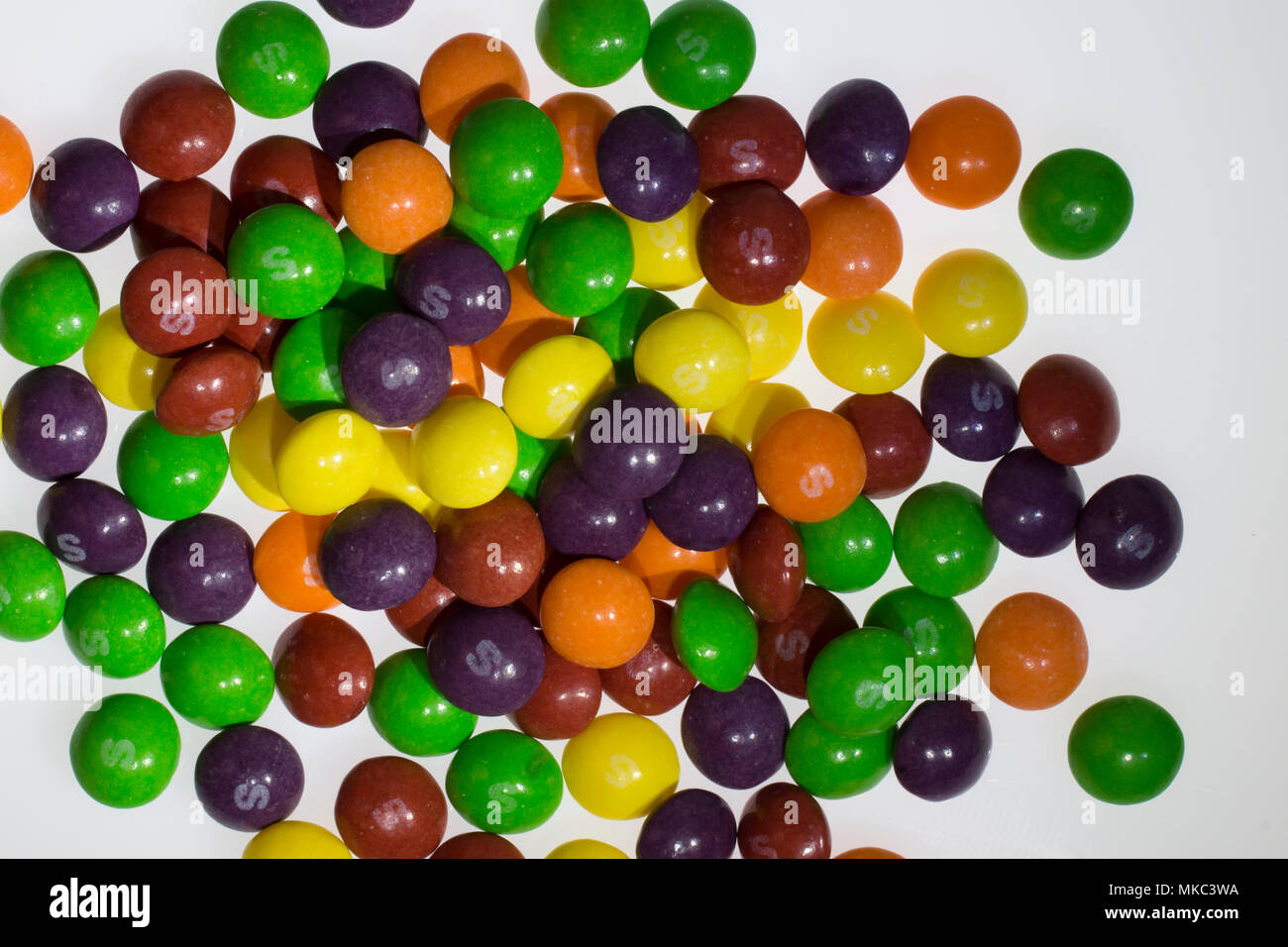 Konzept Bild für Ernährung Themen zuckerhaltigen Snack Stockfoto