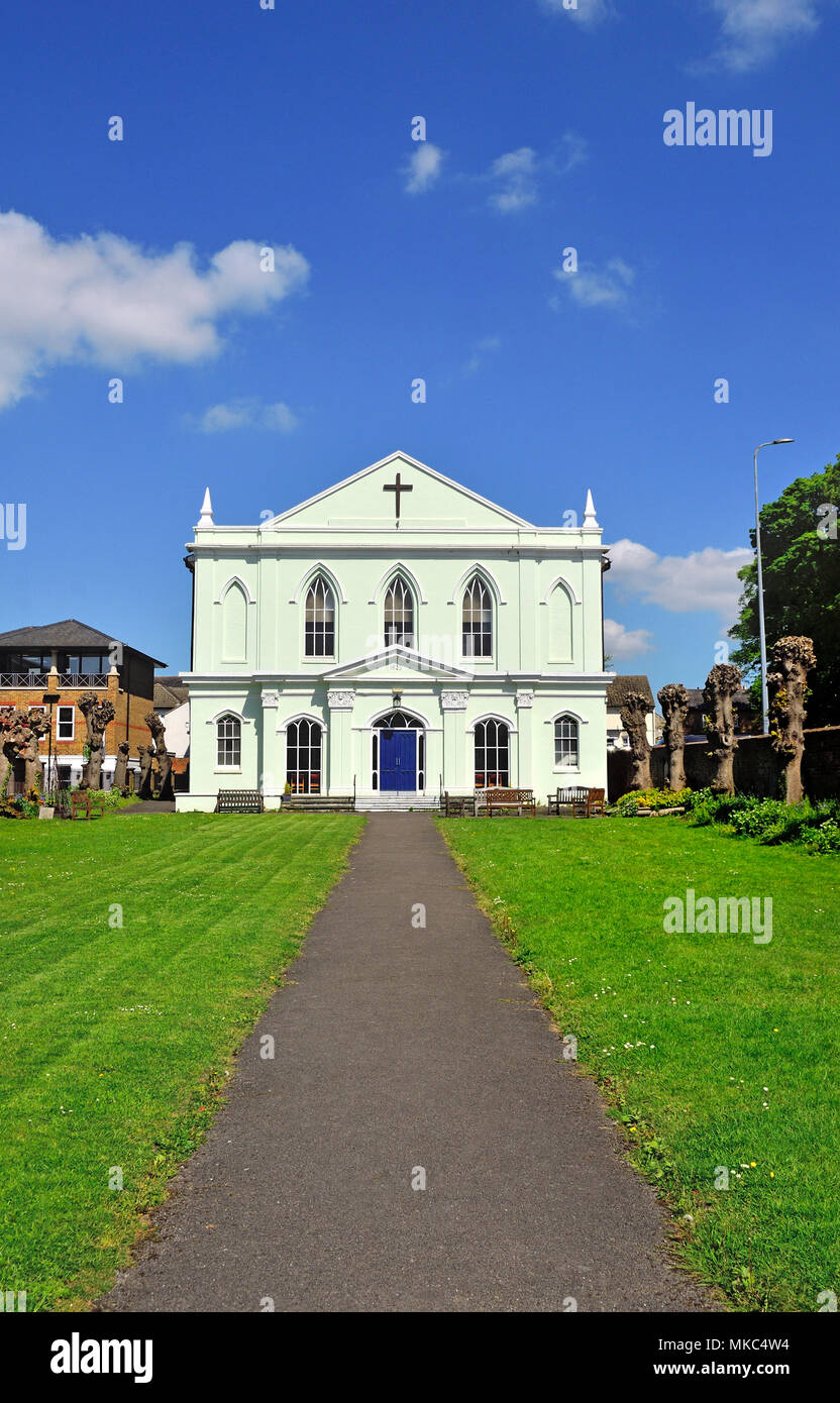Maidstone, Kent, England, UK. Maidstone methodistische Kirche (1823) im Brauer Straße Stockfoto