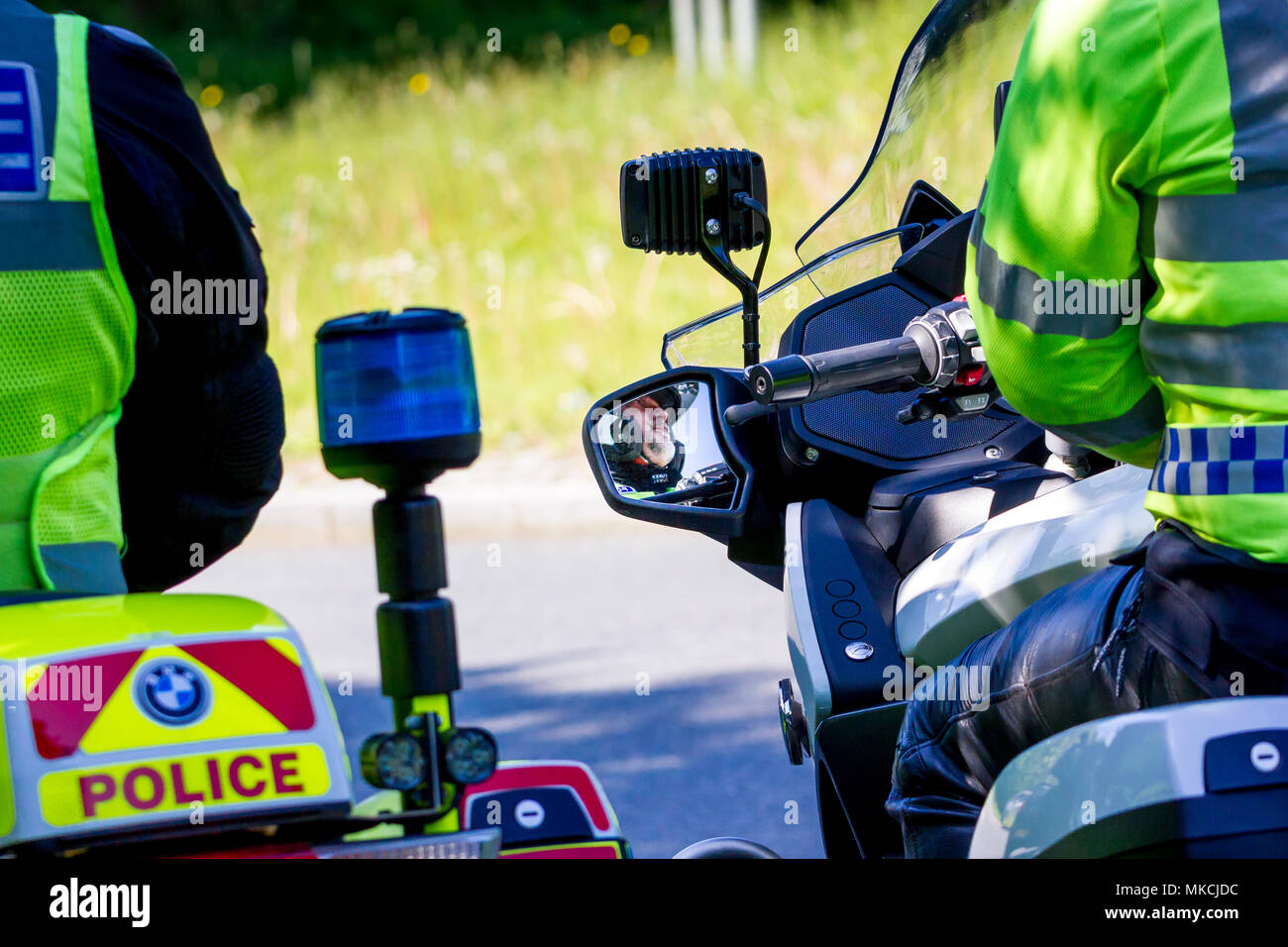 Reiter aus ganz Großbritannien nehmen Sie Teil an den jährlichen London Hastings 1066 Motorrad laufen. Alle Bilder hier wurden gefangen genommen, da sie Robertsbridge erreichen. Stockfoto