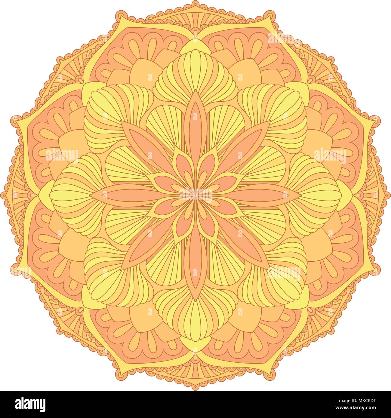 Mandala Orientalische Dekoratives Element Islam Arabische Indische Osmanische Motive Vector Illustration Des Mandala Bunte Mandala Symbol Ethnische Design Ele Stock Vektorgrafik Alamy