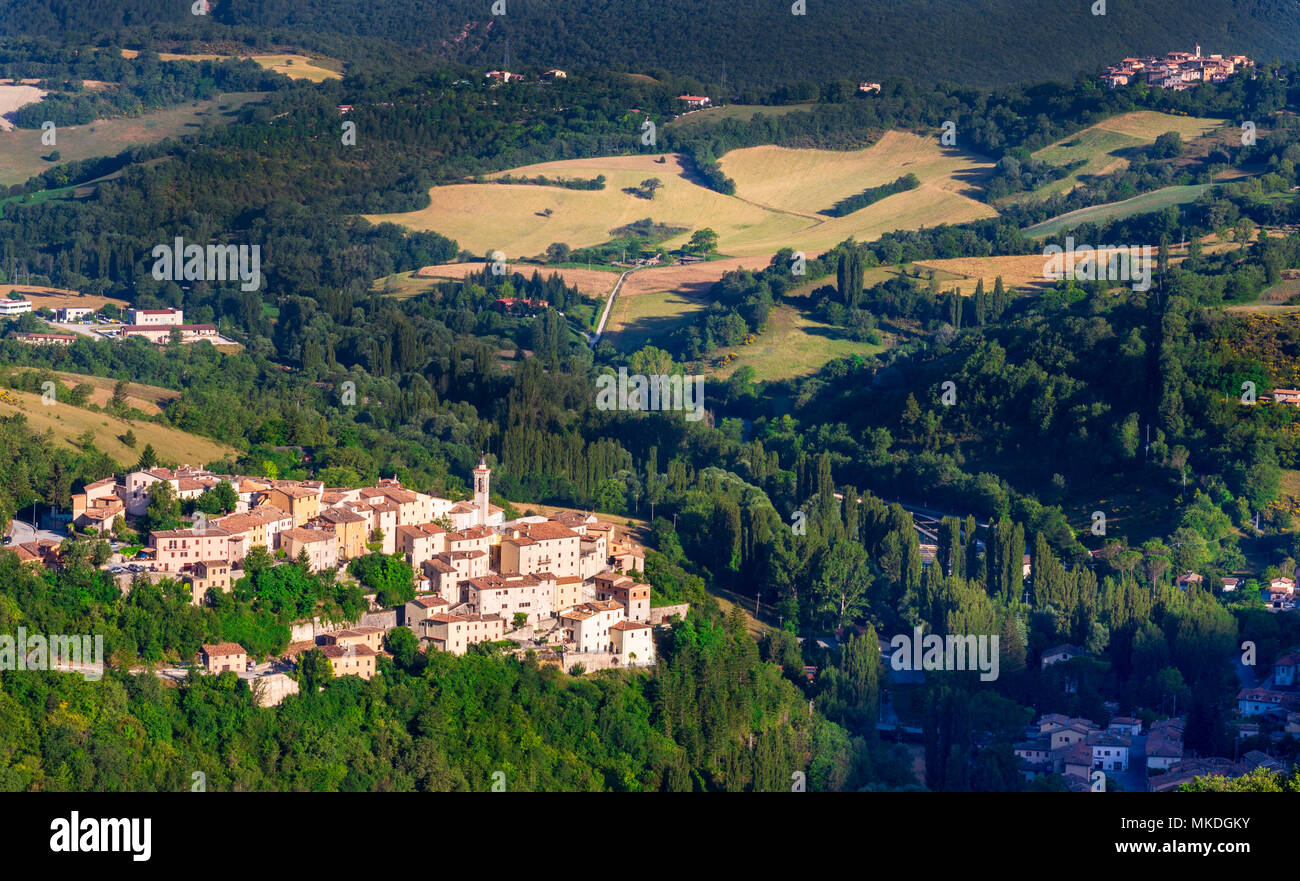 Todiano, Umbrien, Italien Stockfoto