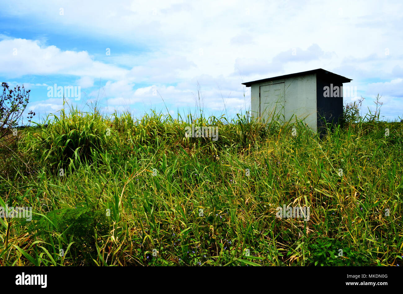 Hütte in der Wüste Stockfoto
