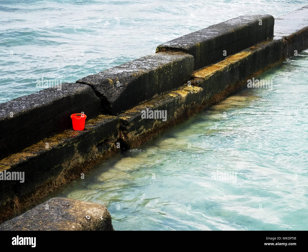 Gefühl hinter sich gelassen, allein, verloren oder isoliert. Stockfoto