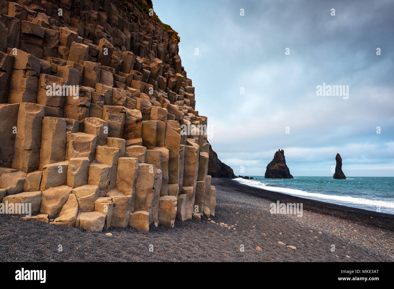 Basalt Felsformationen "Troll Zehen' Stockfoto