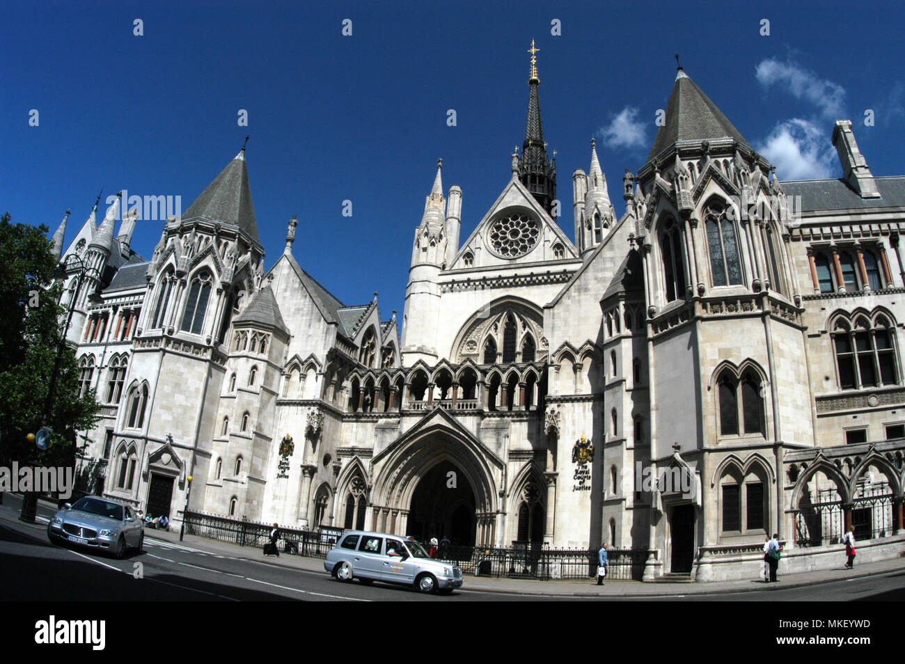Die Royal Courts of Justice, Strand, London Stockfoto