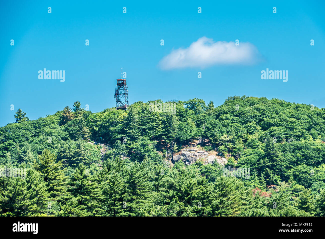 Dorset Scenic Lookout Tower, Dorset, ON, Kanada. August 2016 Stockfoto