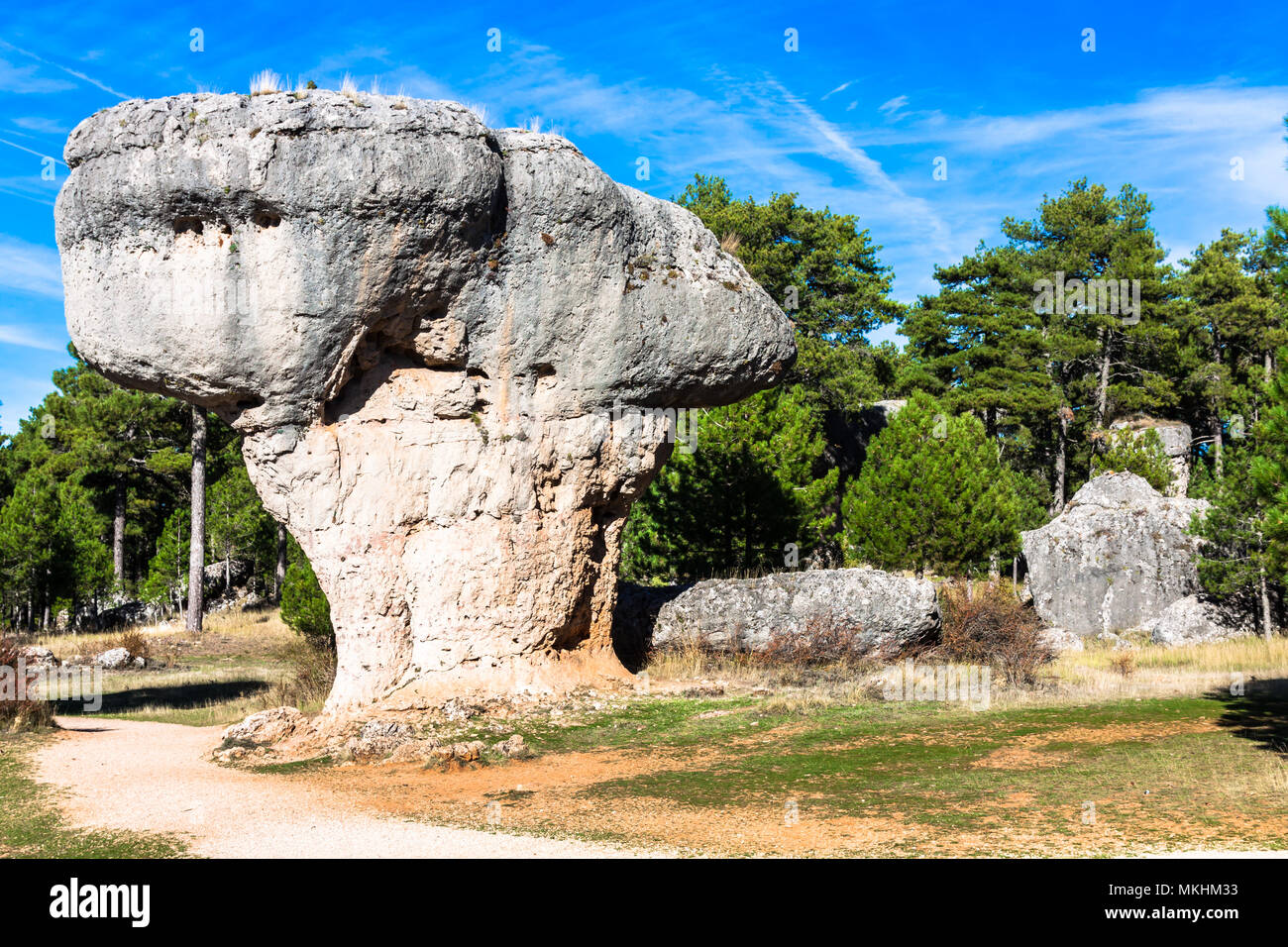 Die Ciudad Encantada (verzauberte Stadt), Cuenca (Spanien) Stockfoto