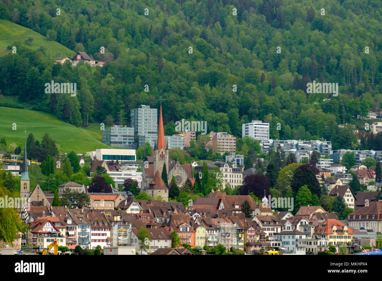 Zug, Schweiz, Europa Stockfoto