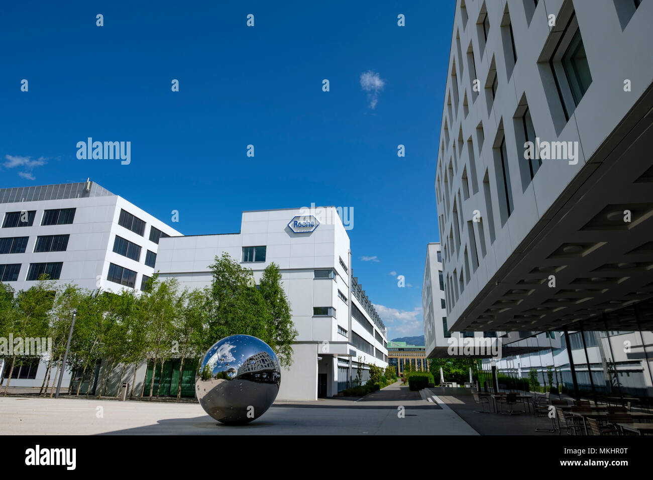 Roche Diagnostics International AG Hauptsitz in Rotkreuz, Zug, Schweiz, Europa Stockfoto