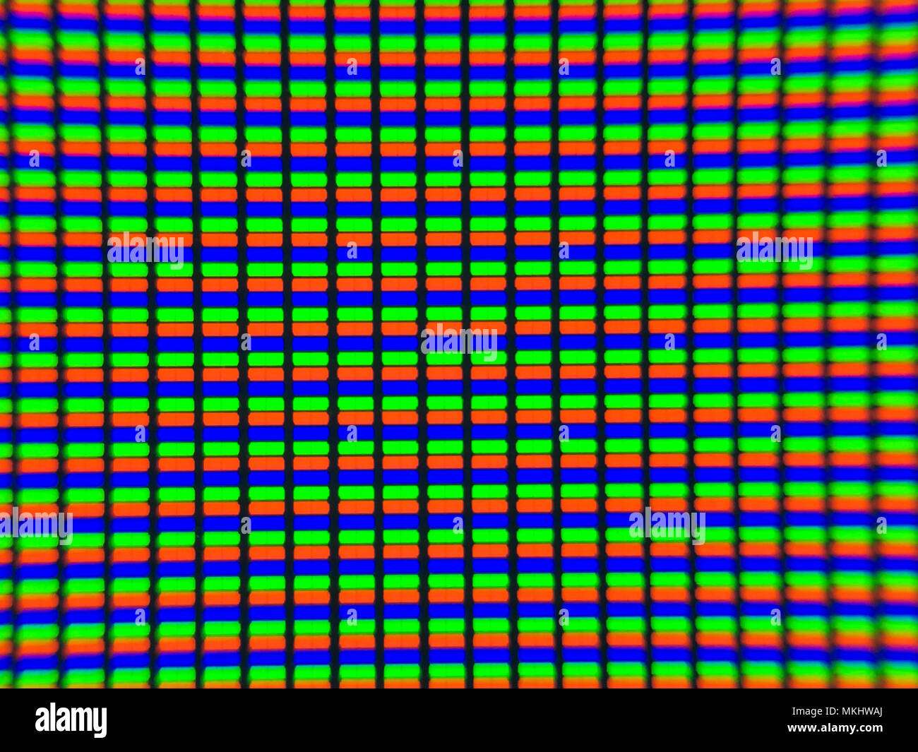 Das micro Photo von TV-LCD-Display Stockfoto