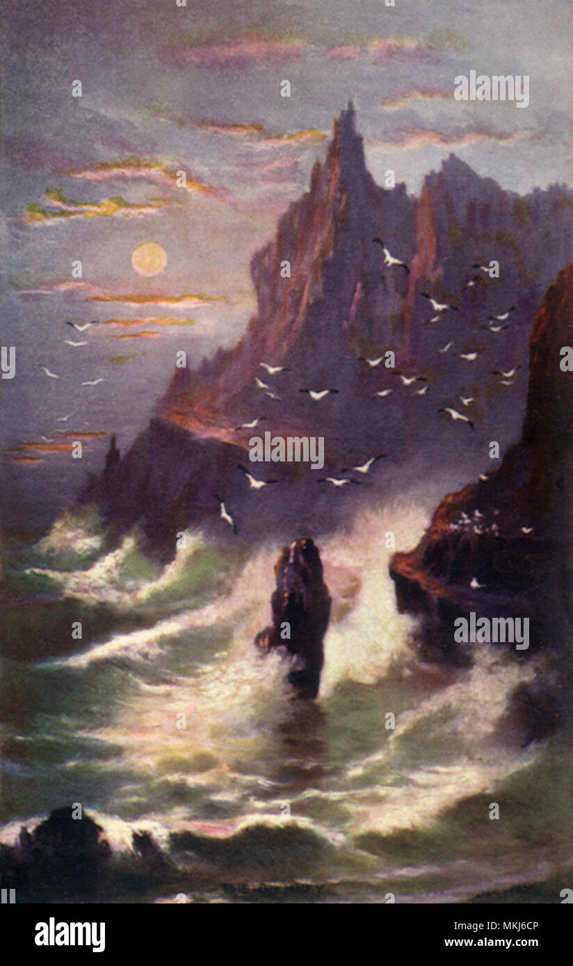 Der Chimney Tops, Giant's Causeway Stockfoto