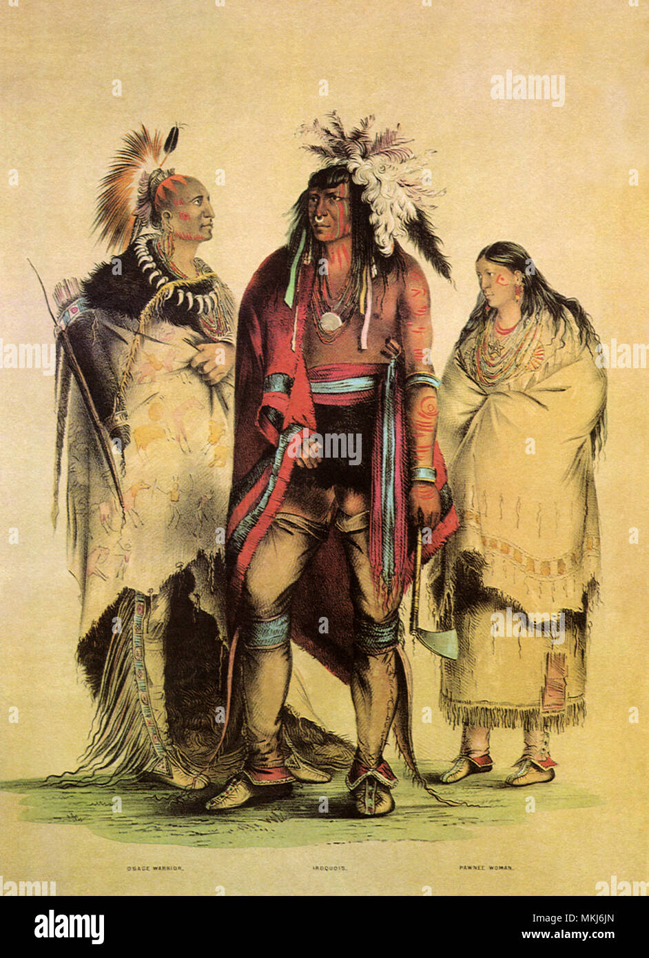 Nordamerikanischen Indianer Stockfoto