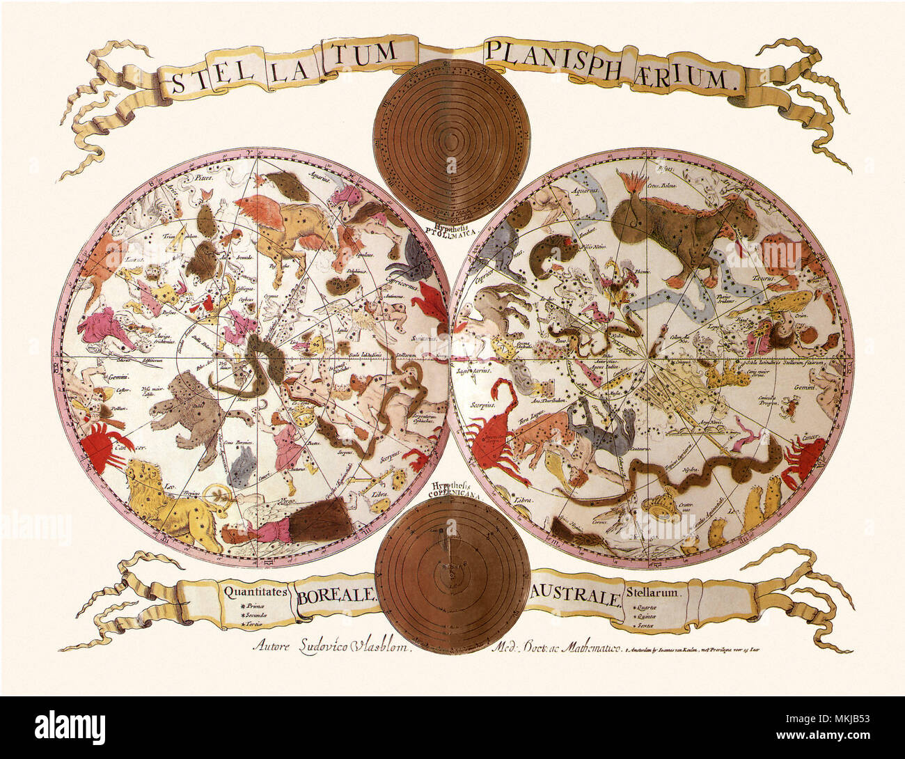 Celestial Chart Stockfoto