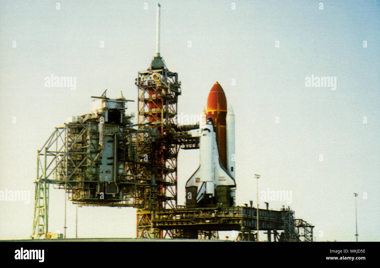 Shuttle Launch Pad Stockfoto