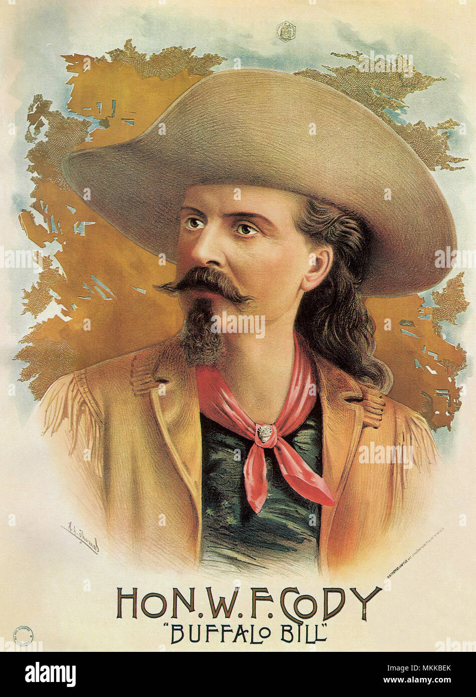 Buffalo Bill Cody Stockfoto