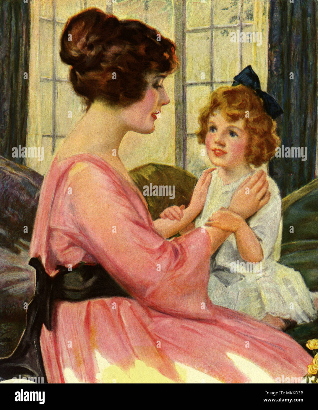 Mutter und Tochter Stockfoto