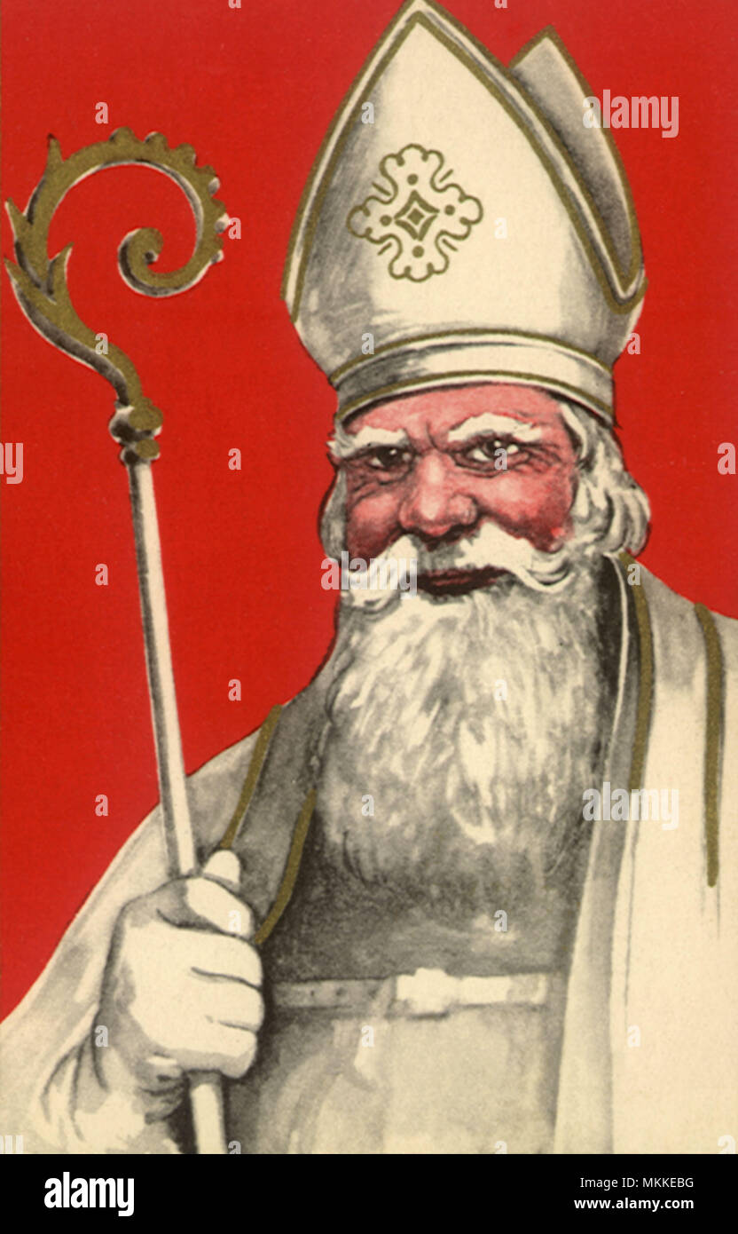 Sankt Nikolaus, Bischof Stockfoto