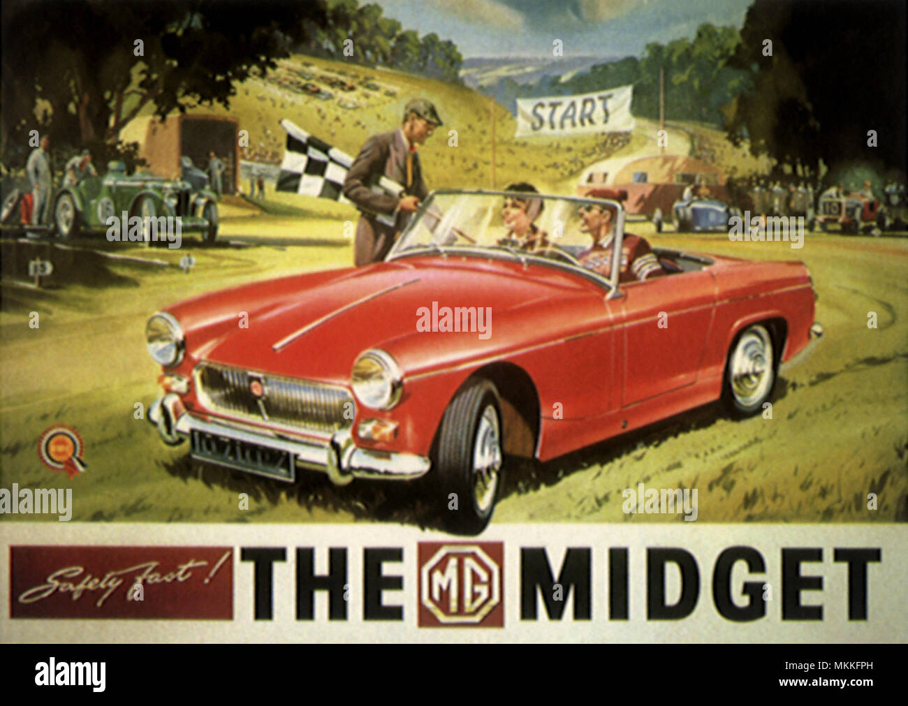 MG Midget Stockfoto
