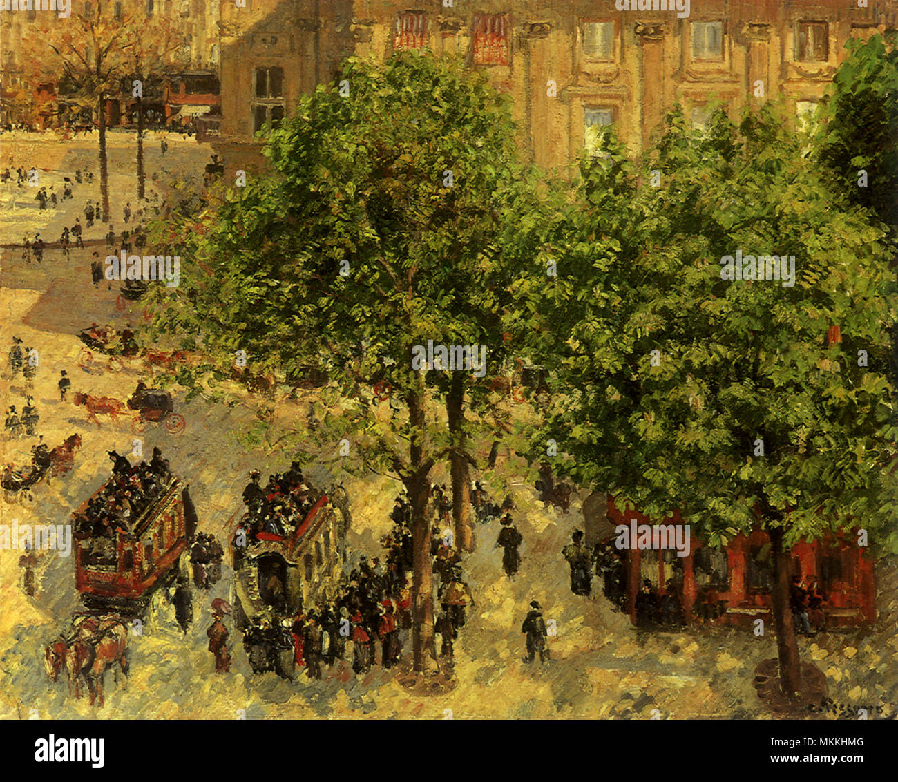 Place du Theater-Francais, Feder Stockfoto