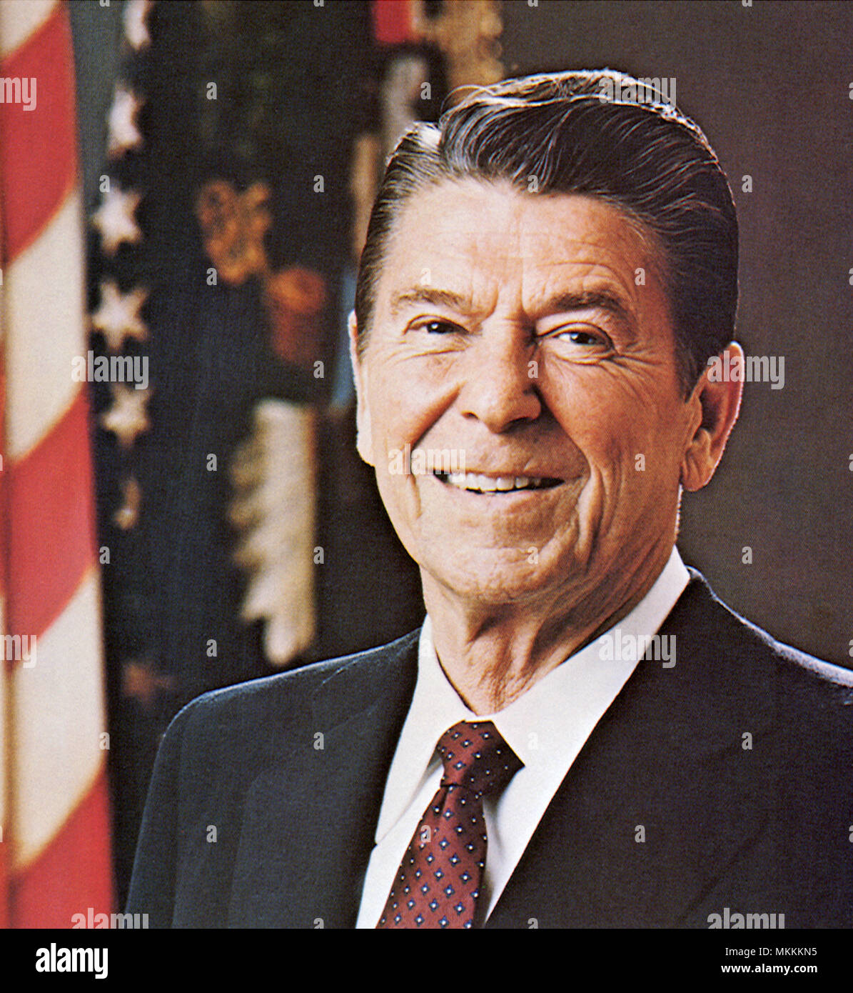 Präsident Ronald Reagan Stockfoto