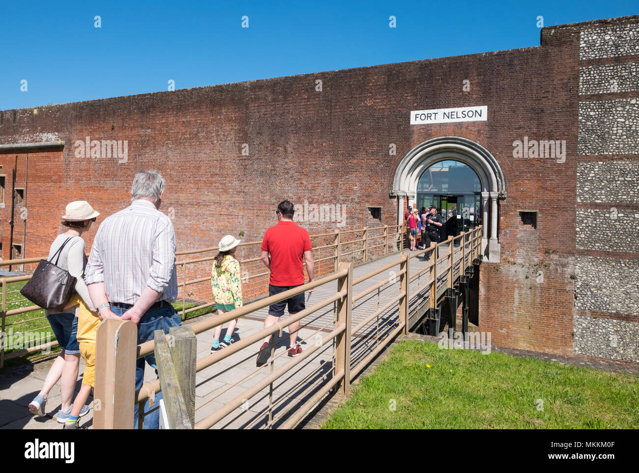 Fort Nelson Portsmouth, Hampshire, Großbritannien Stockfoto