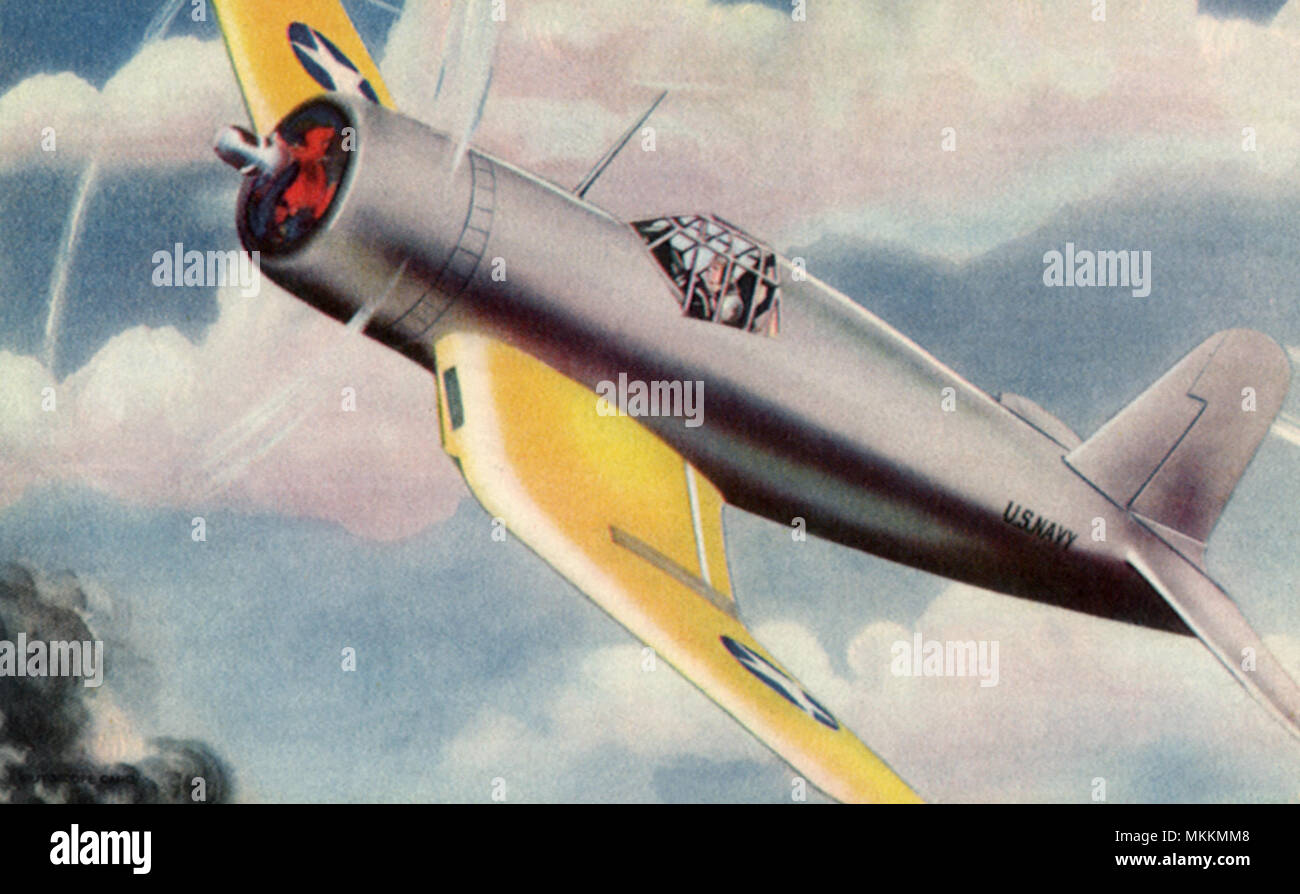 Us Navy Corsair XF4U-1 Fighter Stockfoto