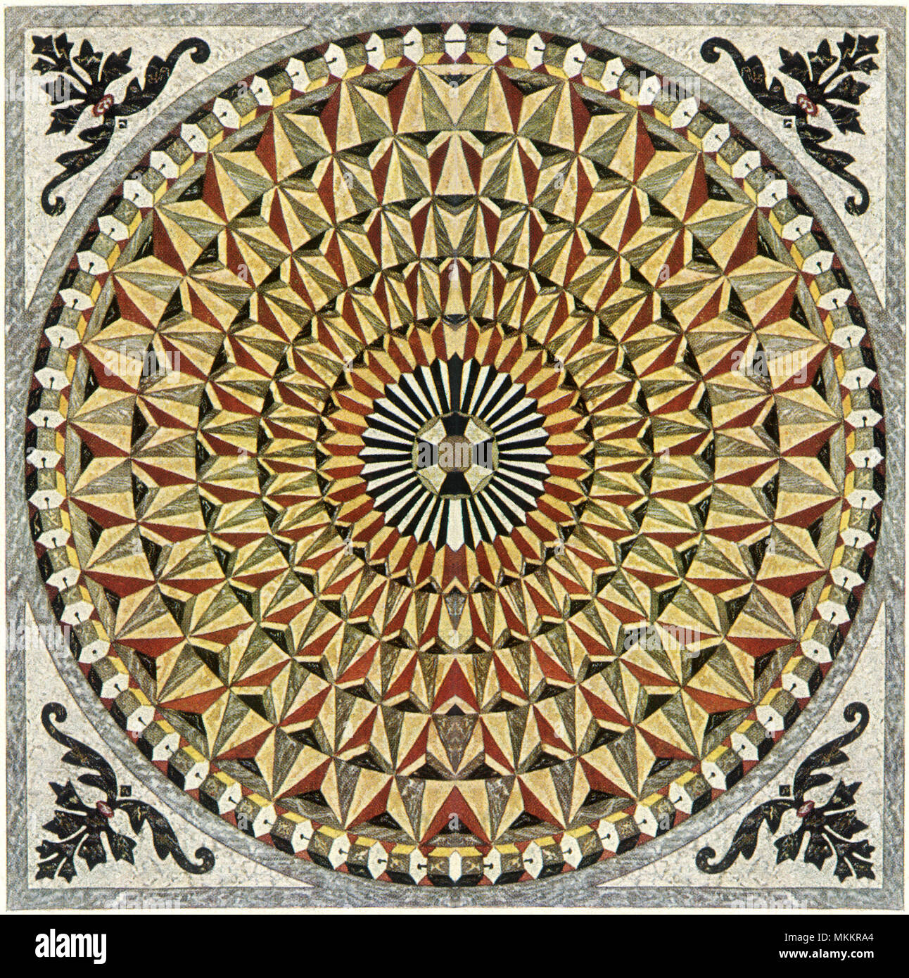 Mosaik Muster Stockfoto