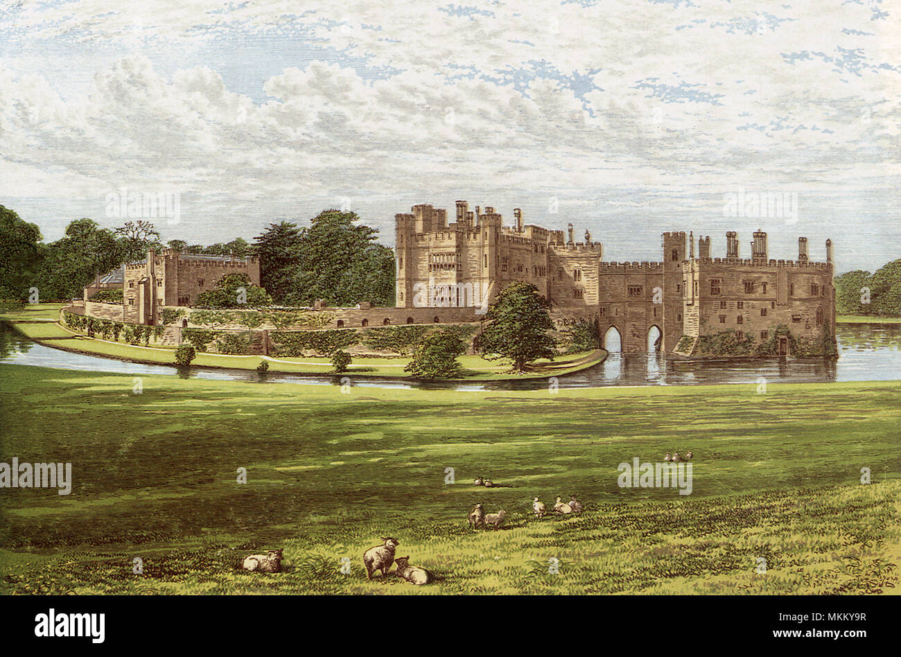 Leeds Castle Stockfoto
