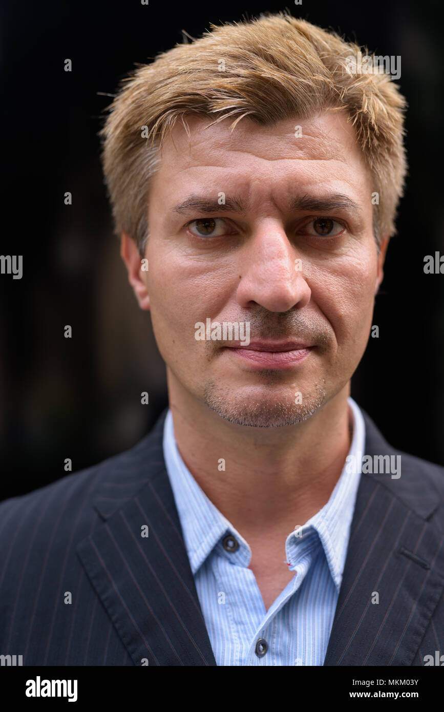 Geschäftsmann lebt seinen Alltag in Bangkok, Thailand Stockfoto