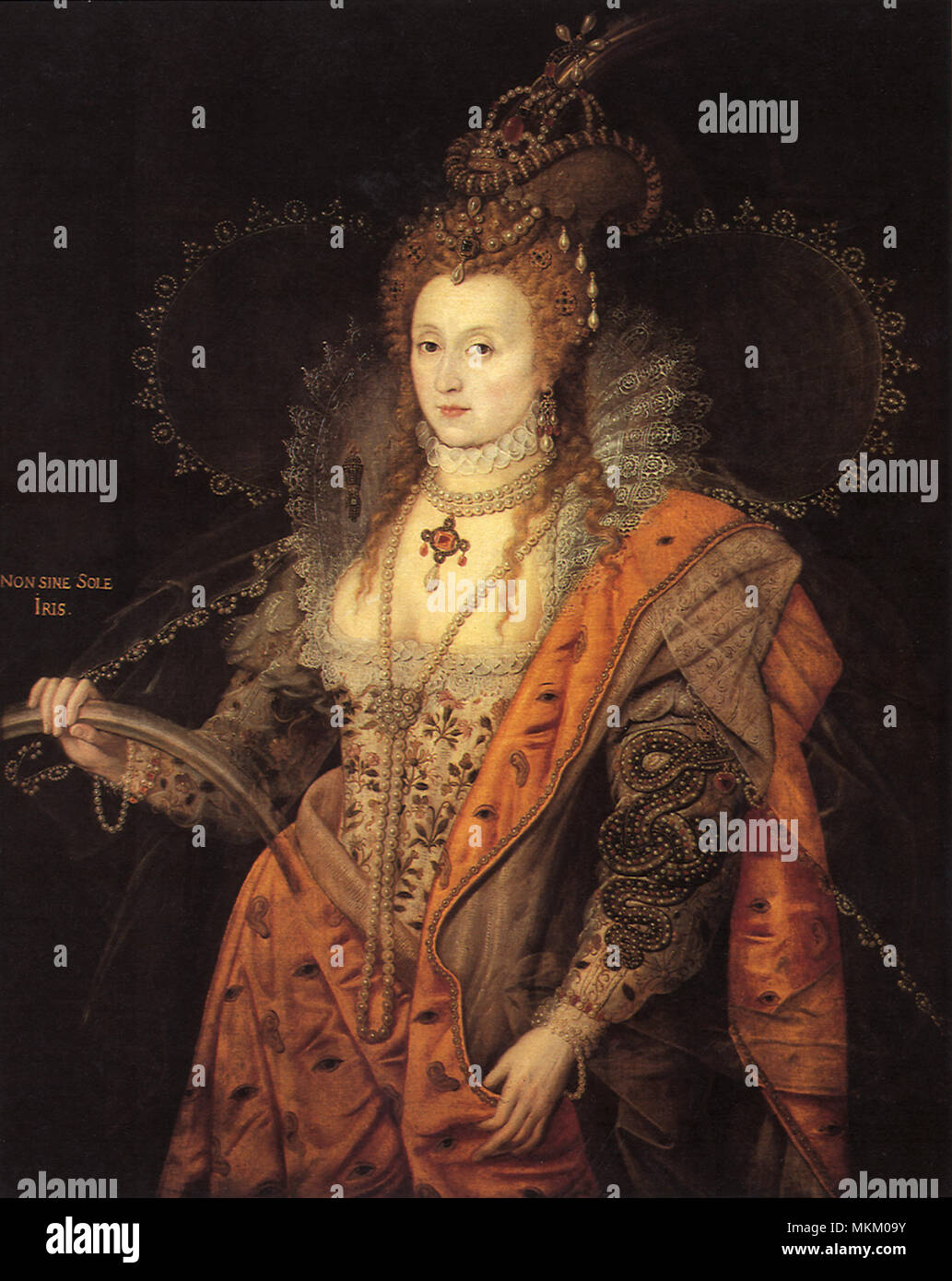 Elizabeth I: Der Regenbogen Portrait 1636 Stockfoto