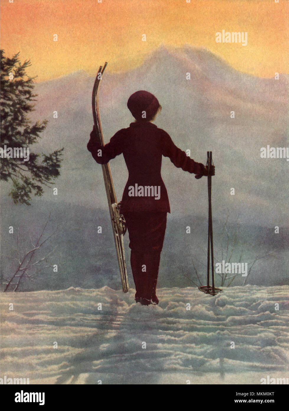 Am Ende des Tages Stockfoto