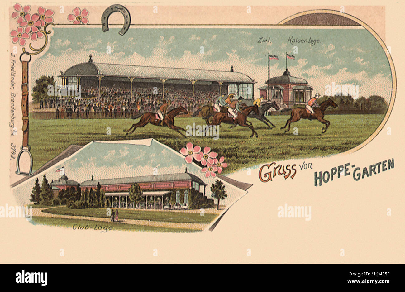 Horse Club Szenen Stockfoto