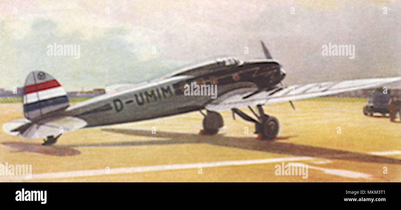 Heinkel He 70. Stockfoto
